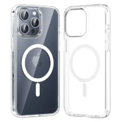 Vention KUCT0-30 Funda Dura con Magsafe Compatible con iPhone 15 Pro Transparente