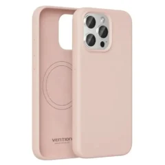 Vention KUDP0-20 Funda Silicona con Magsafe Compatible con iPhone 13 Mini Rosa