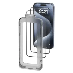 Vention KUKTCA-30 Protector de Pantalla de Cristal Templado para iPhone 15 Pro