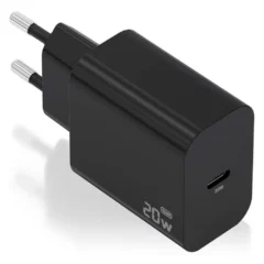 Aisens A110-0939 Cargador de Pared GaN 1xUSB-C 20W Negro