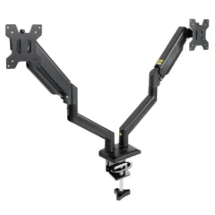 TooQ DB1434TNR-B Soporte de Mesa para 2 Monitores hasta 10kg